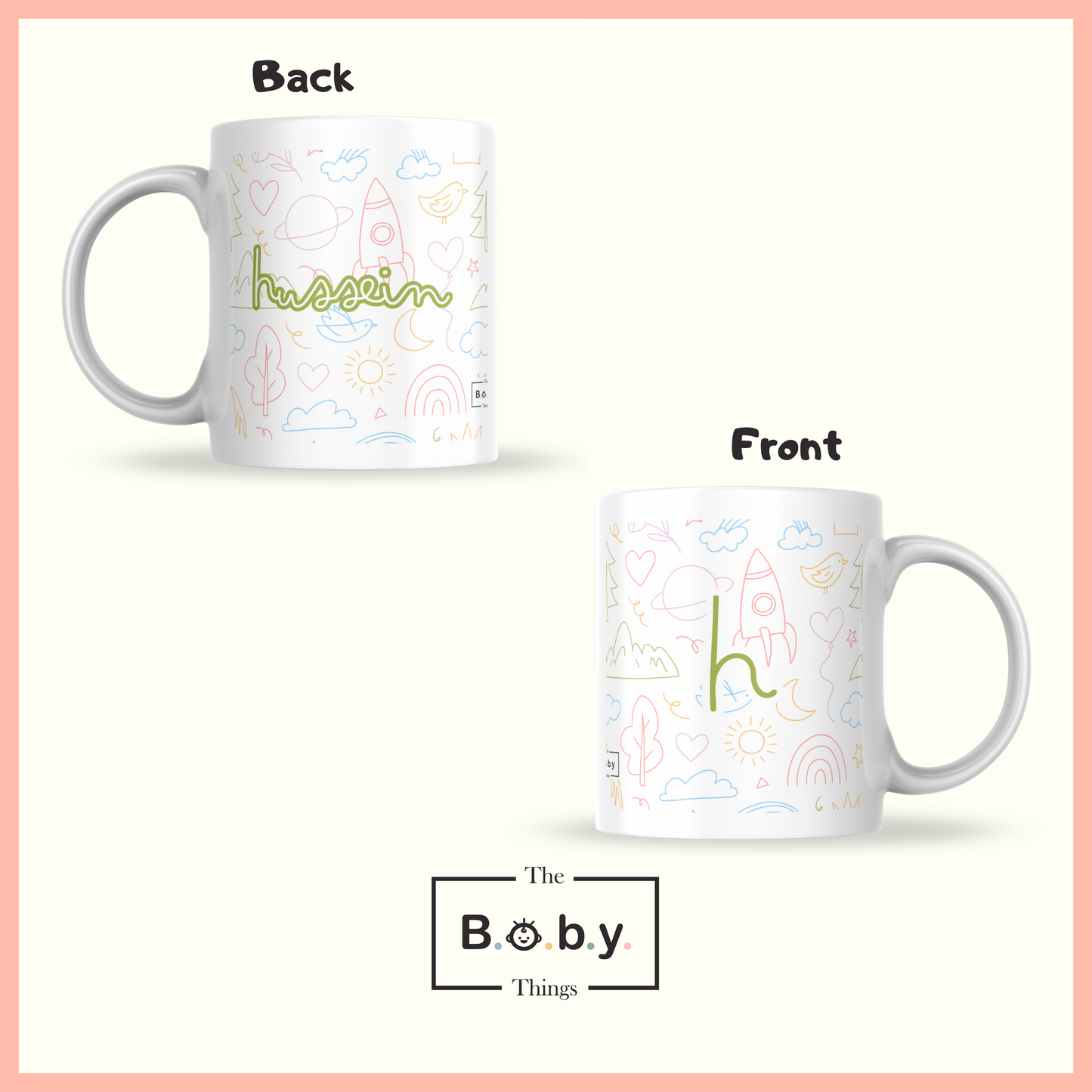 Personalized Doodles Mug