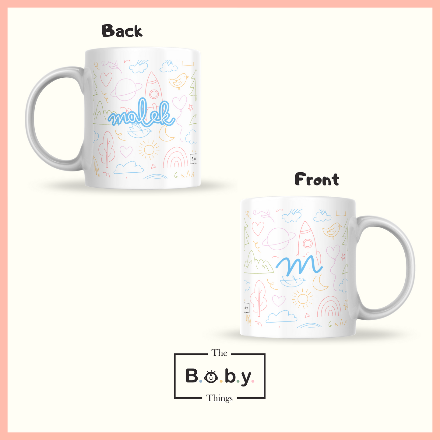 Personalized Doodles Mug