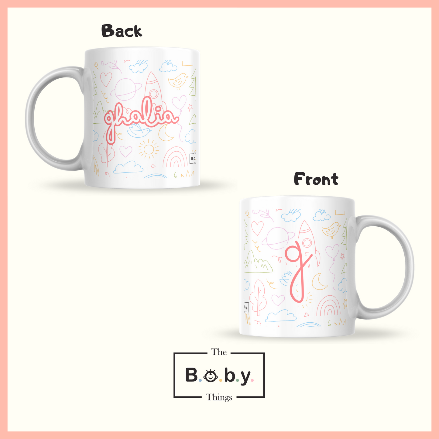 Personalized Doodles Mug