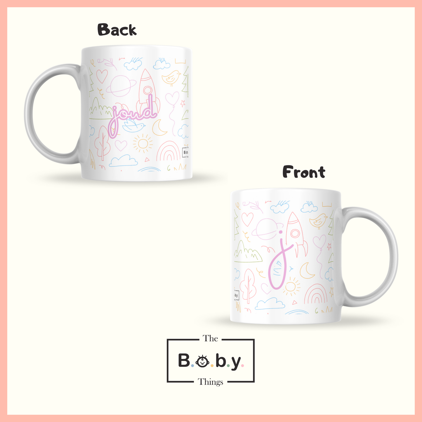 Personalized Doodles Mug