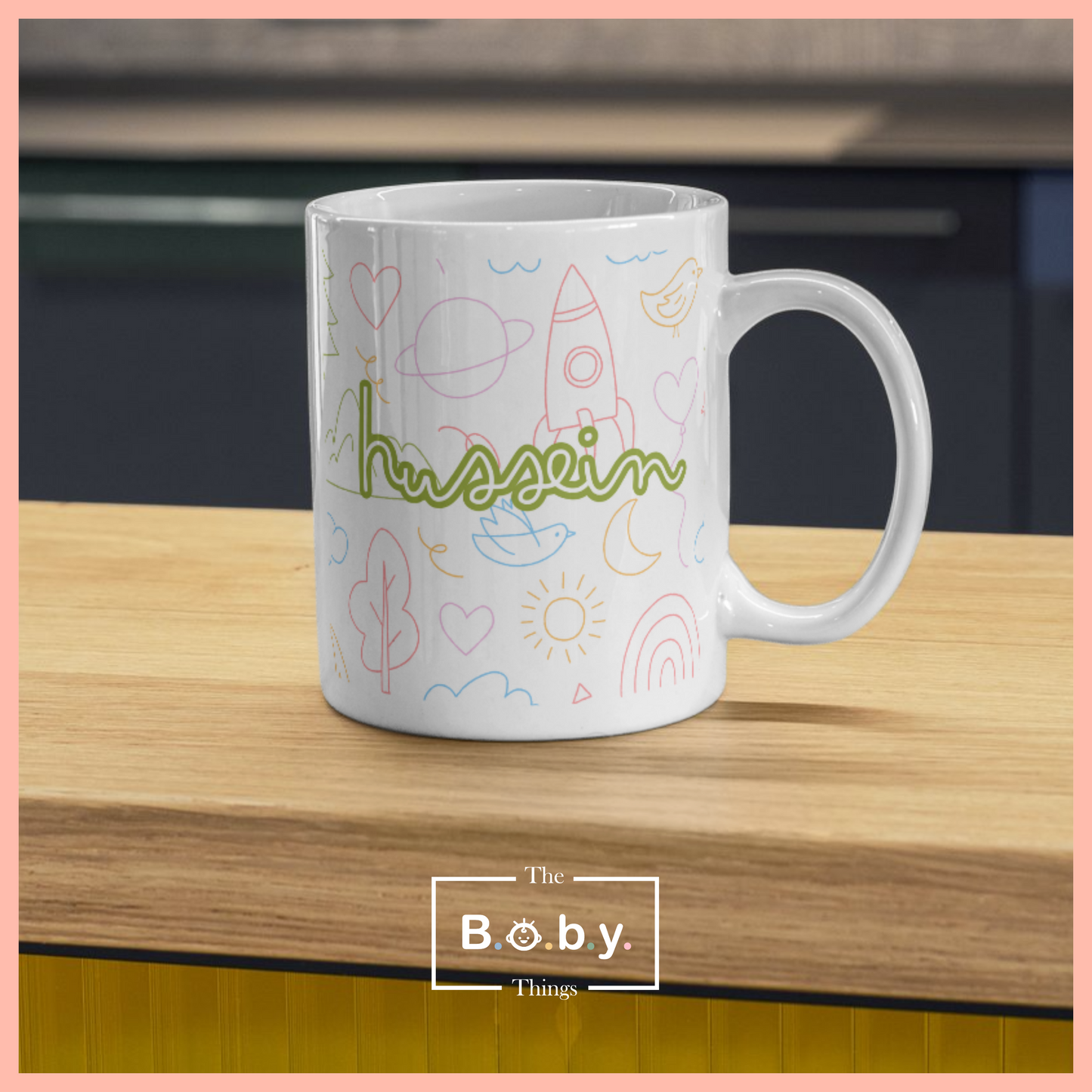Personalized Doodles Mug