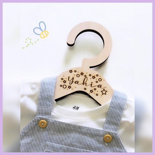 Personalized Wooden Clothes Hangers