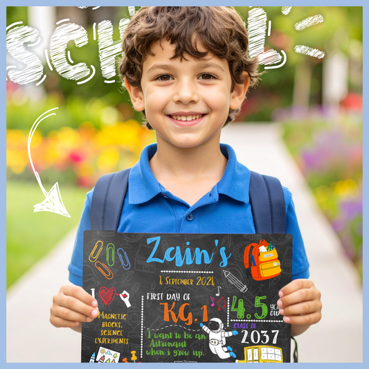 “First Day of School” Personalized Board!