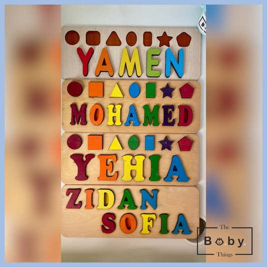 Big Wooden Name Puzzle